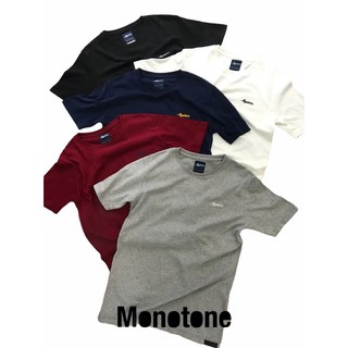 เสื้อยื้ดผู้ชาย เสื้อยืดสีพื้น เสื้อยืดแขนสั้นผู้ชาย Monotone T-shirt Design