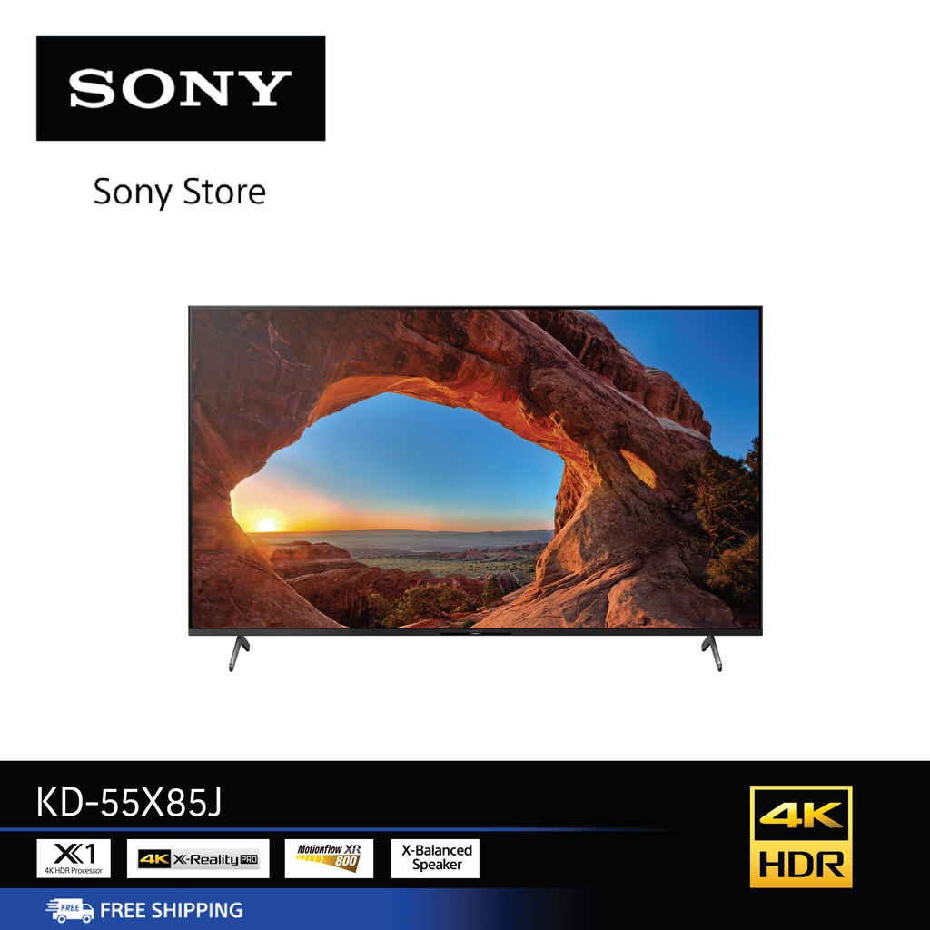 SONY KD-55X85J (55 นิ้ว) l 4K Ultra HD l High Dynamic Range (HDR) l สมาร์ททีวี (Google TV)