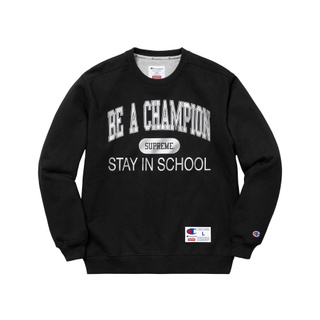 SLUM LTD - Supreme Champion Stay In School Crewneck Black Size M