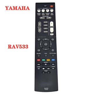 ใหม่ รีโมตคอนโทรล RAV533 แบบเปลี่ยน สําหรับตัวรับสัญญาณ AV Yamaha RX-V479 RX-V479BL RX-V579 RX-V579BL Yamaha RX-V383 RX-V383BL RX-V581 RX-V581BL AV AV