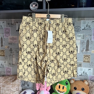 Gucci X Adidas / The North Face Gg Canvas Shorts Brown กางเกงขาสั้น กุซซี่