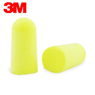 (พร้อมส่ง) โฟมอุดหูแบบนุ่ม 3M 312-1250 สี Yellow neons 5-10 คู่