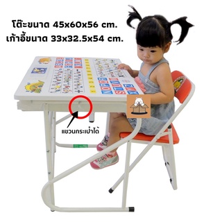 ชุดโต๊ะเด็กนักเรียนอนุบาล รุ่นR146(มีเก็บปลายทาง)มี2สี