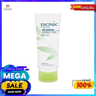 ไบโอนิคกรีนทีออยคอนโทรลโฟมล้างหน้า80กผลิตภัณฑ์ดูแลผิวหน้าBIONIC GREEN TEA OIL CONTROL FACIAL FOAM 80 G.