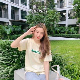 sherbettee|เสื้อยืดลาย hustle