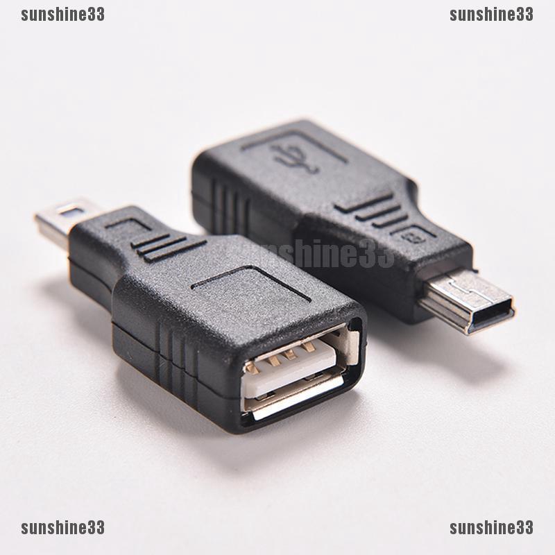 อะแดปเตอร์แปลงสายเคเบิ้ลฮับ Usb AdSun 33 Usb 2.0 A Female To Mini Usb B 5 Pin