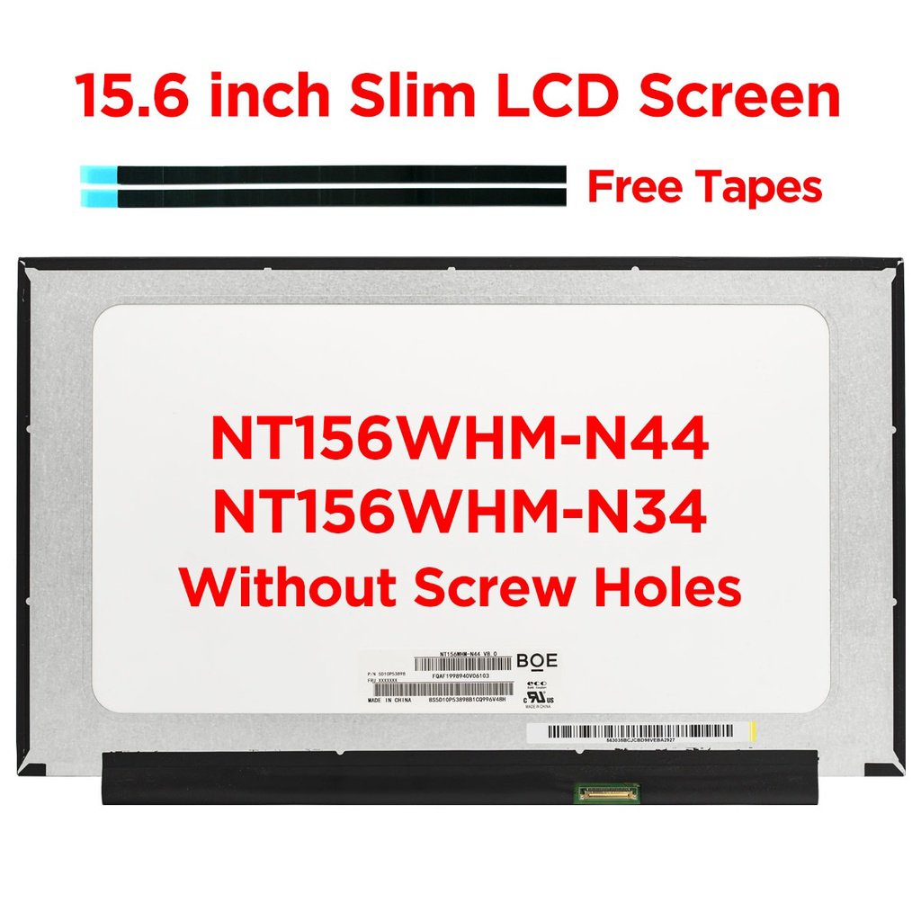 15.6 "นิ้วแล็ปท็อปหน้าจอLCD NT156WHM-N44 V8.0 NT156WHM-N34 NT156WHM-N30 B156XTN08.1 B156XTN08.0 จอแส