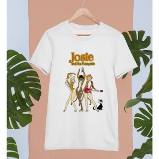 [S-5XL]เสื้อยืด ผ้าฝ้าย พิมพ์ลาย Josie and the Pussy Cats แฟชั่นฤดูร้อน สําหรับผู้ชาย