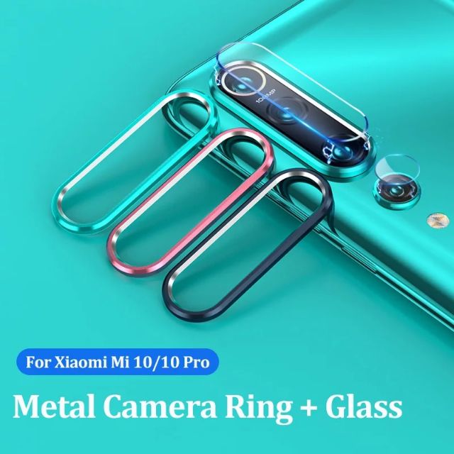 Mi 10 /Mi 10 Pro /Mi 11 /Mi 12 /Mi 12 Pro Camera Protector Tempered Glass Metal Lens Protective Ring