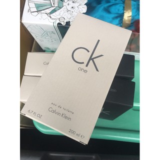 [ฟรี EMS] CK One EDT 200ml. 🍀กลิ่นซิตรัส สดชื่น ไซส์เบิ้ม คุ้มมากก