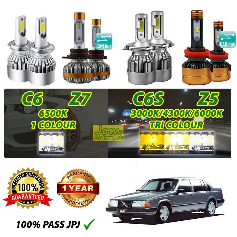 Volvo 850/940/960 [H4] ไฟหน้ารถหลอดไฟ Auto Foglamp (2 ชิ้น)