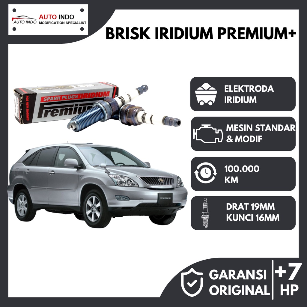 Toyota Harrier Old Iridium Iridium หัวเทียนรถยนต์ Brisk Premium Iridium P4 หัวเทียน Ori