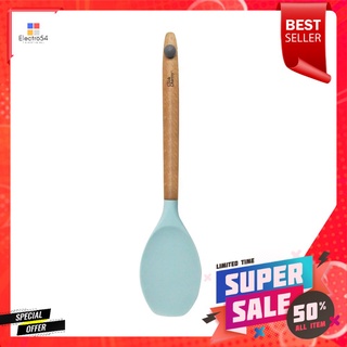 พายที่ตัก COOK CHARMY SA2912CC ด้ามไม้ สีฟ้าCHINESE LADLE COOK CHARMY SA2912CC WOODEN HANDLE LIGHT BLUE