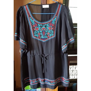เสื้อชีฟองลายปัก ลายสวย