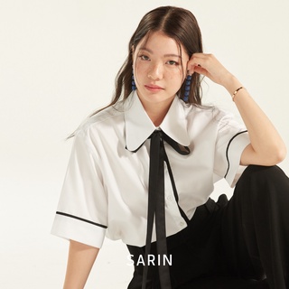 Sarin Tinnis shirt เสื้อเชิ้ต แขนสั้น และโบว์