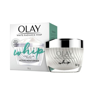 OLAY โอเลย์ Luminous Whip ครีมบำรุงผิวเนื้อเบา สูตรผิวโกลว์กระจ่างใส 50g | Active Moisturiser Cream