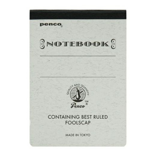 Penco Foolscap Notebook A7 Black (HCN121-BK) / สมุดบันทึกฟุลสแก๊ป ขนาด A7 สีดำ แบรนด์ Penco จากประเทศญี่ปุ่น