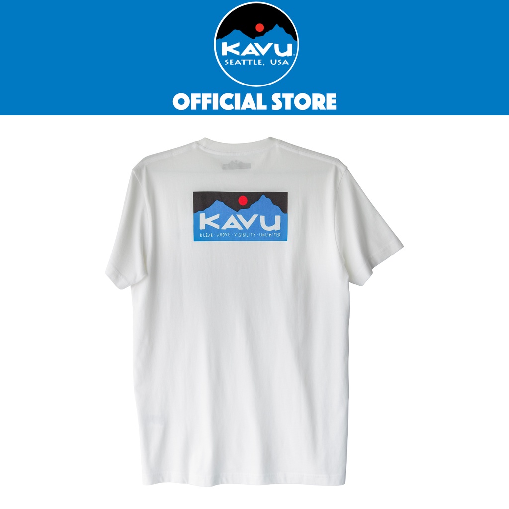 【ใหม่】KAVU Klear Above Etch Art T-Shirt เสื้อยืด