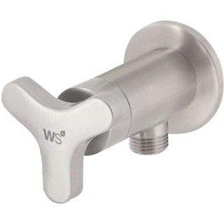 วาล์วฝักบัว ก๊อกน้ำ ก๊อกฝักบัวสแตนเลส ในห้องน้ำ วาล์วลอย 1ทาง WS-0810 STOP VALVE ONE WAY