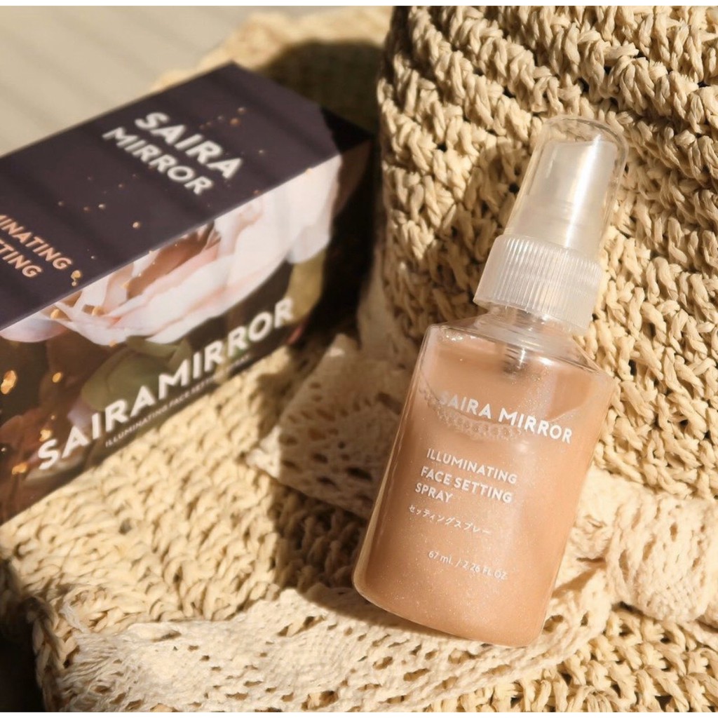 SAIRA MIRROR SPRAY สเปรย์น้ำแร่ สเปรย์หน้าฉ่ำวาว