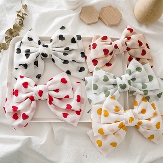 โล๊ะ ล้างสต็อก✿ กิ้บติดผม Sweet Heart chiffon bow