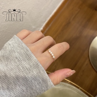 #100% Original# แหวนมุกแฟชั่นสําหรับผู้หญิง