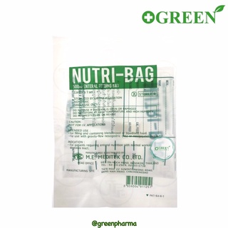 (1ชิ้น)NUTRI-BAG 500cc ถุงให้อาหารเหลวทางสายสำหรับผู้ป่วย 5112