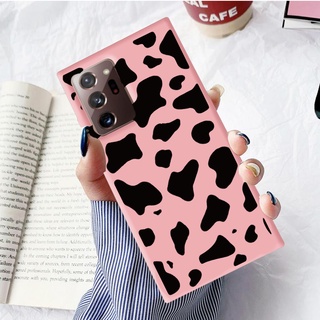 Samsung Galaxy Note10 Plus Note9 Note20 S21 Ultra S8 Plus S10E S9 5G Phone case เคสโทรศัพท์มือถือลายเสือดาวสําหรับ