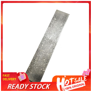 Damascus Steel DIY Cutter Making Materials Pattern Steel Bar Cutter Blade Blank Has Been Heat Treating