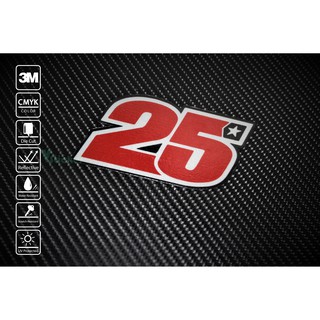 สติ๊กเกอร์ มอเตอร์ไซค์ Sticker Vinales 25/141