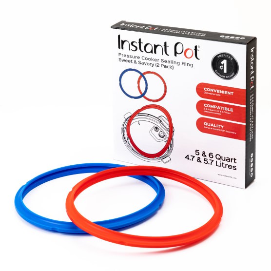 Instant Pot IP Red/Blue Sealing Rings Combo, 3, 6, 8 Qt, Silicone ซีลอะไหล่หม้ออเนกประสงค์ Instant P