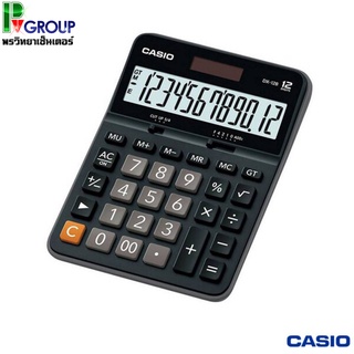 CASIO รุ่นDX-12B เครื่องคิดเลขตั้งโต๊ะสีดำ digit12หลัก