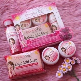 Brilliant Skin Rejuvenating Set Original Hydroquinone Facial Skin Care Whitening Moisturer Rejuv SET
