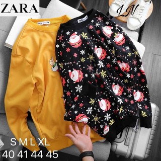 เสื้อแขนยาวคอกลม​ ZARA