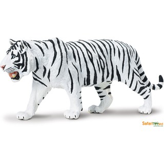 Safari Ltd. : SFR112089 โมเดลเสือโคร่งขาวไซบีเรีย White Siberian Tiger