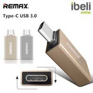 Remax OTG Type-C usb 3.0 (สีทอง)