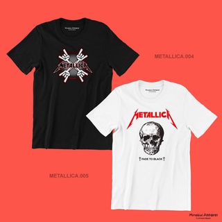 เสื้อยืด - เสื้อยืดสําหรับผู้ชาย☁L.METALLICA เสื้อยืดกราฟิก | เสื้อยืดเครื่องแต่งกายสําหรับผู้ชาย/เ