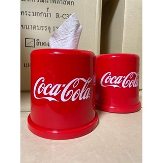 กล่องทิชชูโค้ก Coca-Cola ของแท้ 100% สีแดง