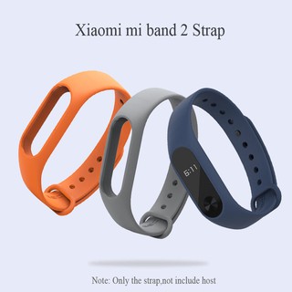 Original Xiaomi Mi Band 2 สายรัดข้อมือซิลิโคน สายรัดข้อมือ miband 2 m2 สายรัด