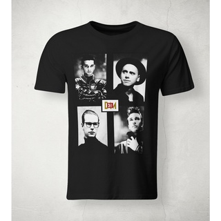 เสื้อยืด ผ้าฝ้าย 100% พิมพ์ลายโปสเตอร์ Depeche Mode สําหรับผู้ชาย