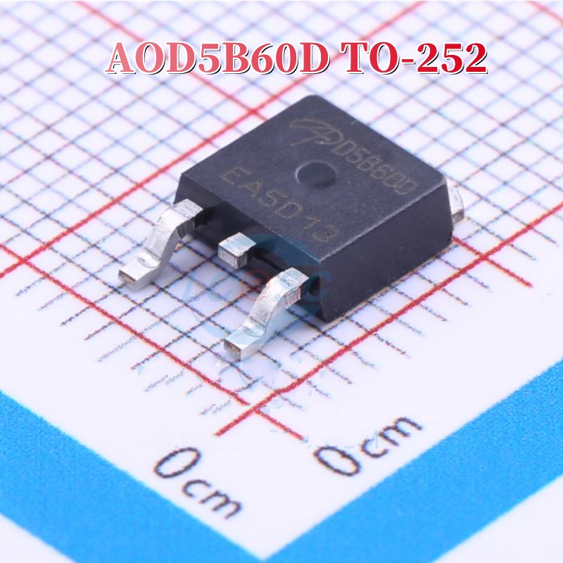 AOD5B60D 5 ชิ้น D5B60D TO-252 TO252 5A/600V IGBT ทรานซิสเตอร์ pxb9