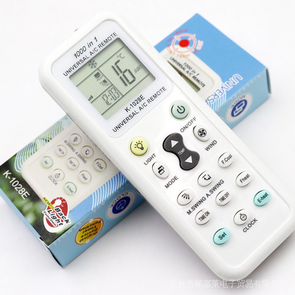 สําหรับใหม่ Universal K-1028E การใช้พลังงานต่ํา K-1028E เครื่องปรับอากาศระยะไกล LCD A/C รีโมทคอนโทรล