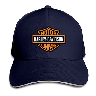 หมวกเบสบอล พิมพ์ลายโลโก้ Harley Davidson สามารถปรับได้ สําหรับผู้ชาย และผู้หญิง