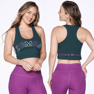 Zumba Stand Together Crop Racerback(เสื้อกล้ามครอปออกกำลังกายซุมบ้า)