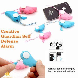 Self Defense Alarm 90db Wing Shape Girl Women Security Protect Alert Personal Safety Scream Loud Keychain Emergency Alarm Flowerdance