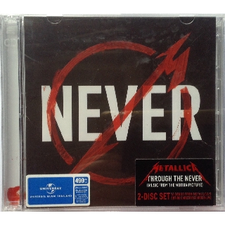 CD ซีดีเพลง Metallica อัลบั้มเพลงประกอบภาพยนตร์ Through The Never แผ่นคู่ ลิขสิทธิ์ ซีล