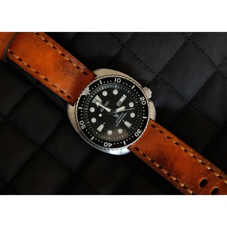 สายนาฬิกาหนังอิตาลี Vintage look รุ่น  "Rick" ขนาด 20 มม ,22 มม ,24 มม watch strap สายนาฬิกา พร้อมบัคเคิล