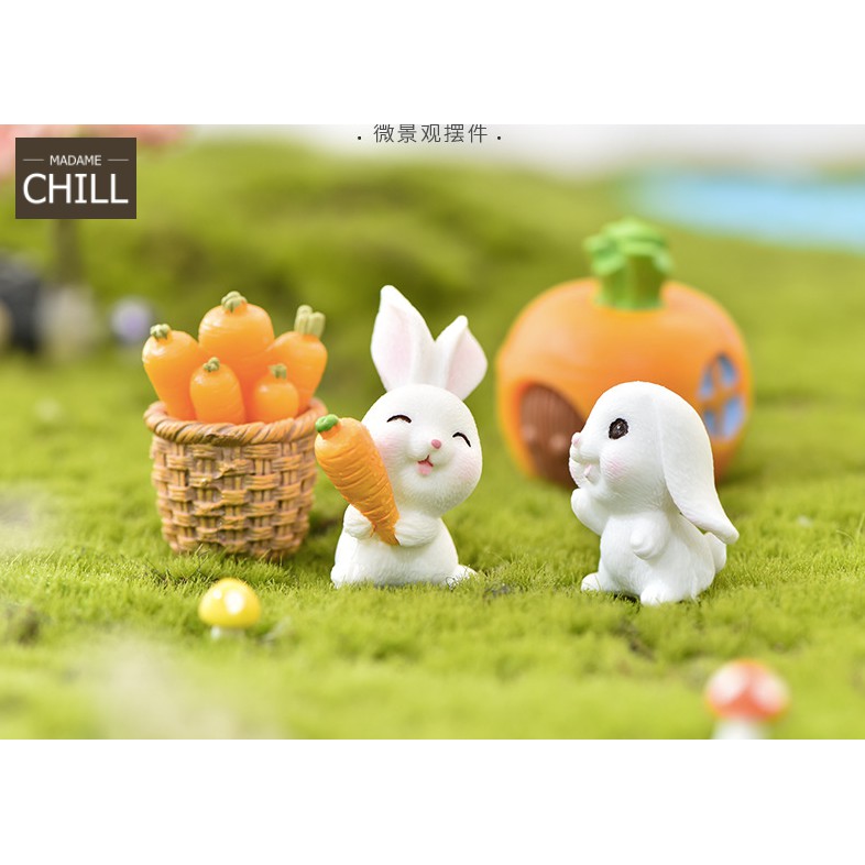 [MC474] ตุ๊กตุ่นจิ๋ว กระต่ายนุ่มนิ่ม น่าร้าก 🐰🥕 (1 ชิ้น ราคา 12, 15, 20 บาท)