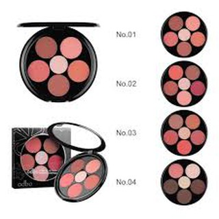 Odbo Floral Beauty Blusher Contour OD161 โอดีบีโอ ฟลอรัล บิวตี้ บลัชเชอร์ แอนด์ คอนทัวร์ 10.g