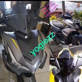 กระจกบังลม yamaha aerox visor aerox flyscreen winshield รุ่นสากล gp sectbill frontshield 3 มม.